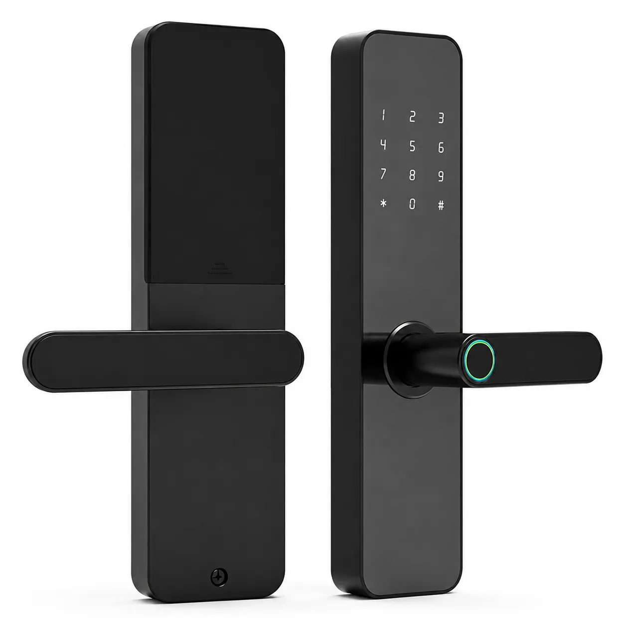 RTY-24 Smart Fingerprint Door Lock with Keypad | Digital Door Lock Dubai UAE RTY-24 smart fingerprint door lock with touchscreen keypad and biometric access for home, office, apartment, and hotel security in Dubai, UAE.